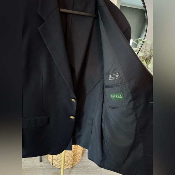 Lauren Ralph Lauren Navy Blazer with Gold Buttons - Picture 5 of 10
